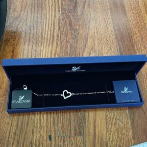 Swarovski heart bracelet